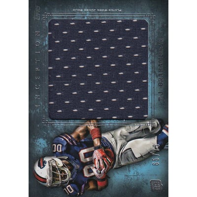 2012 Topps Inception Rookie Relics Jumbo Swatch Blue #JRTG T.J. Graham