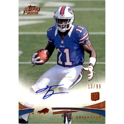 2012 Topps Prime Rookie Autographs Copper #9 T.J. Graham