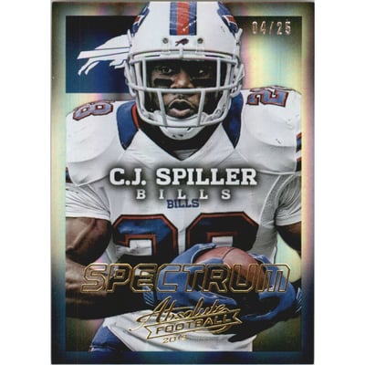 2013 Absolute Spectrum Gold #14 C.J. Spiller
