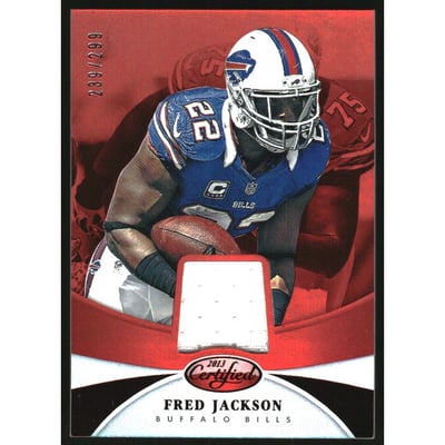 2013 Certified Mirror Red Materials #31 Fred Jackson/299