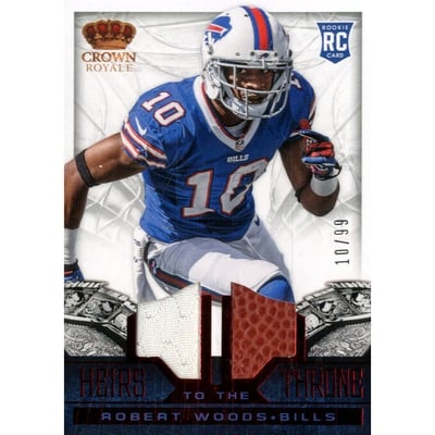 2013 Crown Royale Heirs to the Throne Combos Materials Retail #1 Robert Woods