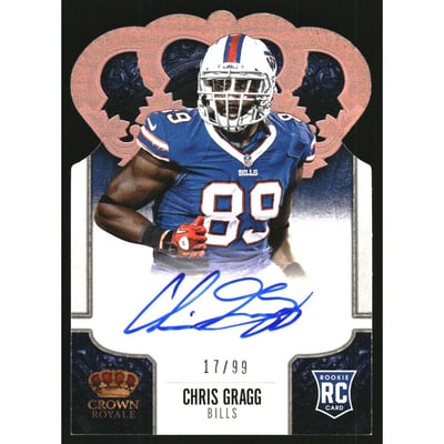 2013 Crown Royale Rookie Signatures Bronze Holofoil #117 Chris Gragg/99