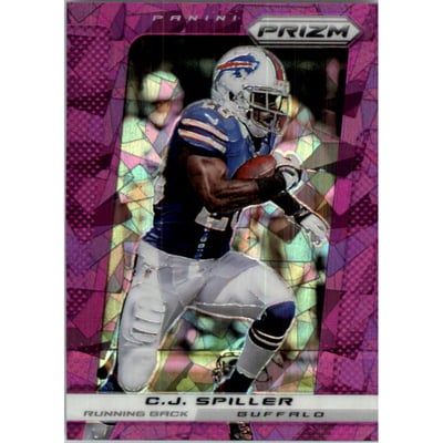 2013 Panini Prizm Prizms Purple Pulsar #54 C.J. Spiller