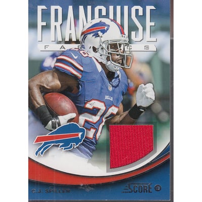 2013 Score Franchise Fabrics #FFCS C.J. Spiller