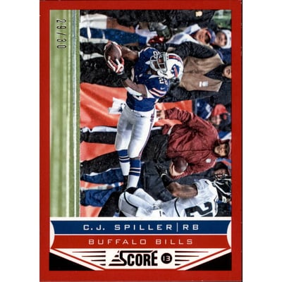 2013 Score Red Zone #21 C.J. Spiller