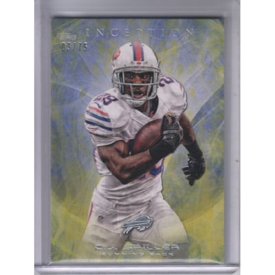 2013 Topps Inception Yellow #81 C.J. Spiller