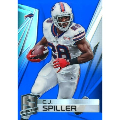2014 Panini Spectra Prizms Blue #20 C.J. Spiller