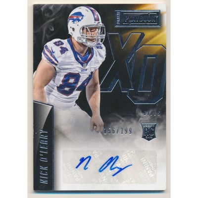 2015 Panini Playbook Rookie X's and O's Signatures #24 Nick O'Leary