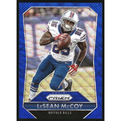 2015 Panini Prizm Prizms Light Blue Wave #65 LeSean McCoy