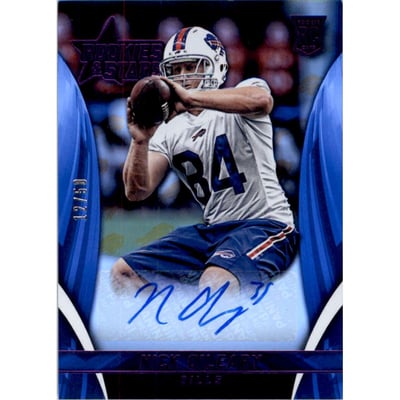 2015 Rookies and Stars Longevity Rookie Signatures Team Logo #73 Nick O'Leary/50