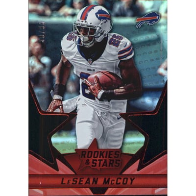 2015 Rookies and Stars Longevity Star Studded Die Cuts Red #27 LeSean McCoy