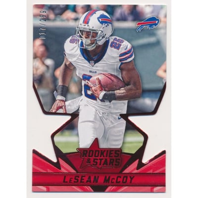2015 Rookies and Stars Star Studded Die Cuts Red #27 LeSean McCoy