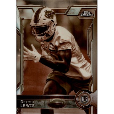 2015 Topps Chrome Sepia Refractors #126 Dezmin Lewis