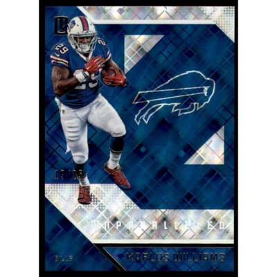 2016 Panini Unparalleled Blue #82 Karlos Williams/25