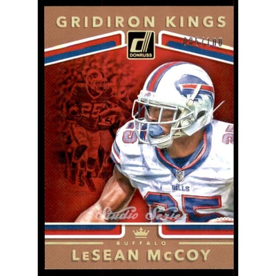 2017 Donruss Gridiron Kings Studio Series #14 LeSean McCoy