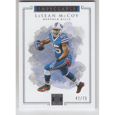 2017 Panini Impeccable #12 LeSean McCoy