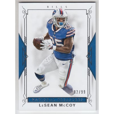 2017 Panini National Treasures #69 LeSean McCoy