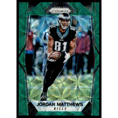 2017 Panini Prizm Prizms Green Scope #102 Jordan Matthews