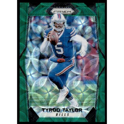 2017 Panini Prizm Prizms Green Scope #140 Tyrod Taylor