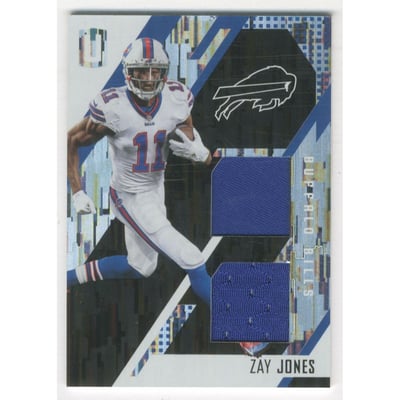 2017 Panini Unparalleled Rookie Stitches Dual Jerseys #19 Zay Jones