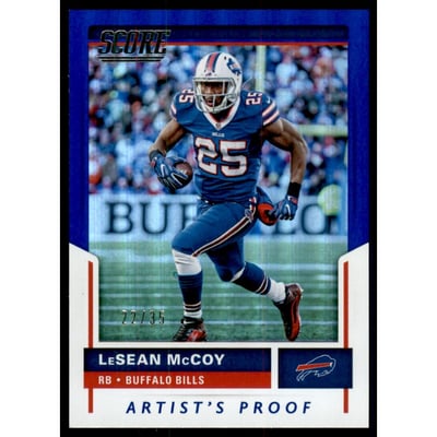 2017 Score Artist's Proof #105 LeSean McCoy