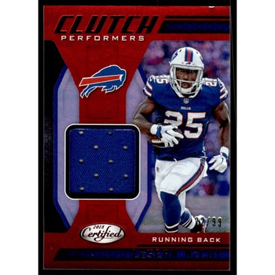 2018 Certified Clutch Performers Jerseys Mirror Red #9 LeSean McCoy