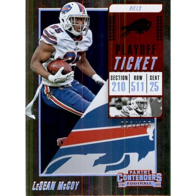 2018 Panini Contenders Playoff Ticket #88 LeSean McCoy