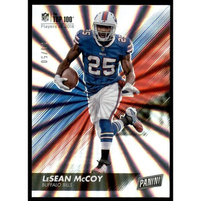 2018 Panini Day Rainbow Spokes #30 LeSean McCoy