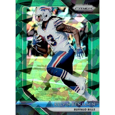 2018 Panini Prizm Prizms Green Crystals #177 Kelvin Benjamin