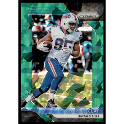 2018 Panini Prizm Prizms Green Crystals #178 Charles Clay