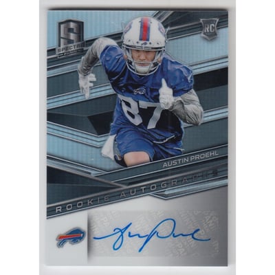 2018 Panini Spectra #200 Austin Proehl AU RC