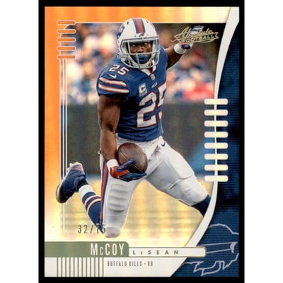 2019 Absolute Spectrum Orange #8 LeSean McCoy
