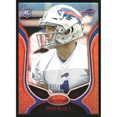 2019 Certified Mirror Orange #152 David Sills V