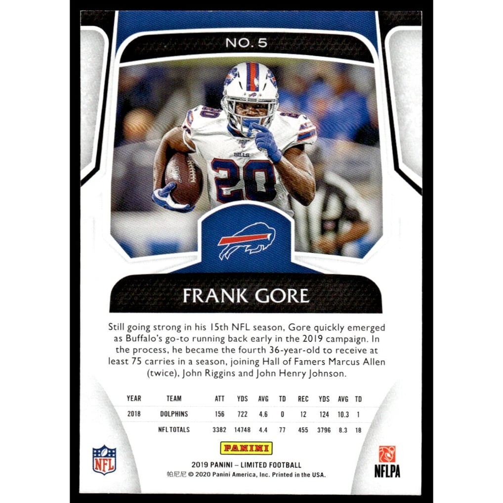 2019 Limited Ruby Spotlight #5 Frank Gore
