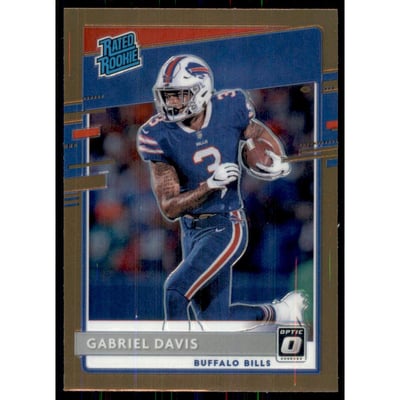 2020 Donruss Optic Bronze #187 Gabriel Davis RR