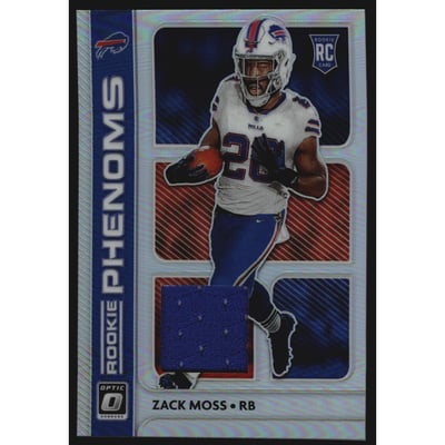 2020 Donruss Optic Rookie Phenoms Jerseys #30 Zack Moss