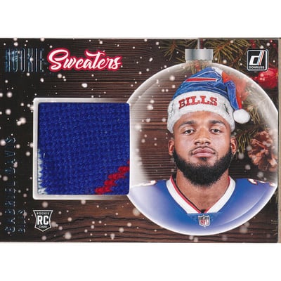 2020 Donruss Rookie Holiday Sweater #37 Gabriel Davis