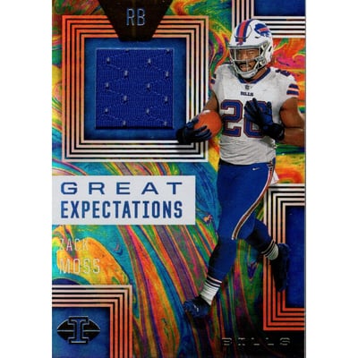 2020 Panini Illusions Great Expectations Relics #26 Zack Moss