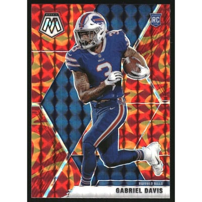 2020 Panini Mosaic Mosaic Reactive Orange #239 Gabriel Davis