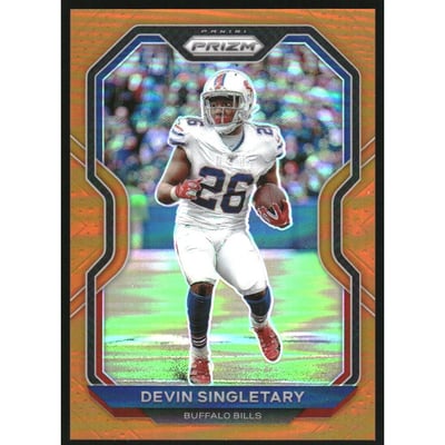 2020 Panini Prizm Prizms Orange #2 Devin Singletary