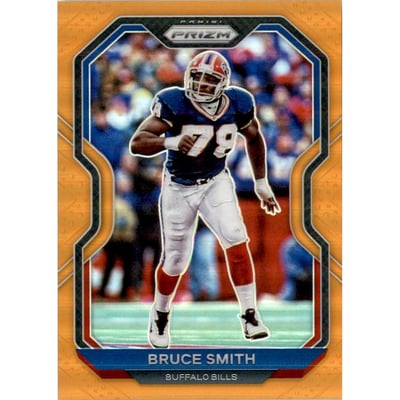 2020 Panini Prizm Prizms Orange #9 Bruce Smith
