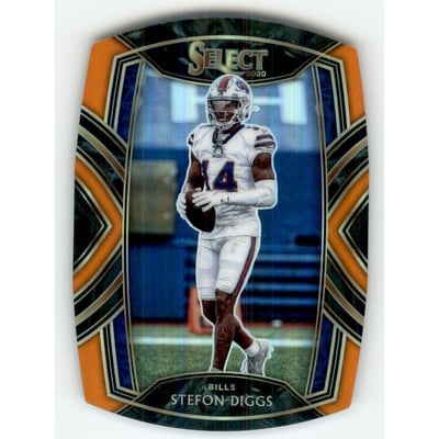2020 Select Prizm Orange Die Cut #242 Stefon Diggs