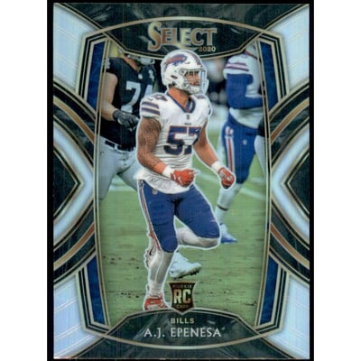 2020 Select Prizm Silver #295 A.J. Epenesa