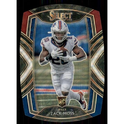 2020 Select Prizm Tri Color Die Cut #269 Zack Moss