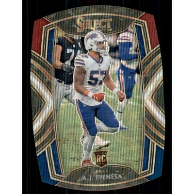 2020 Select Prizm Tri Color Die Cut #295 A.J. Epenesa