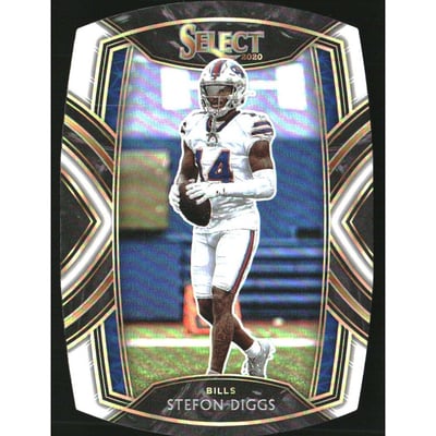 2020 Select Prizm White Die Cut #242 Stefon Diggs