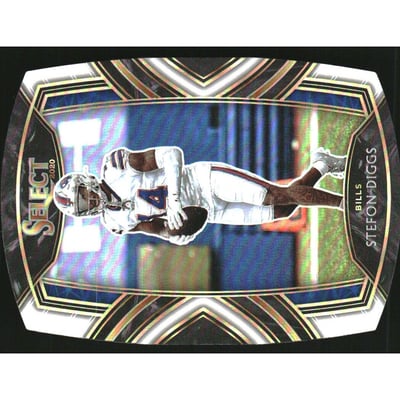 2020 Select Prizm White Die Cut #242 Stefon Diggs