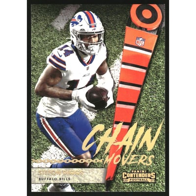 2021 Panini Contenders Chain Movers Gold #9 Stefon Diggs