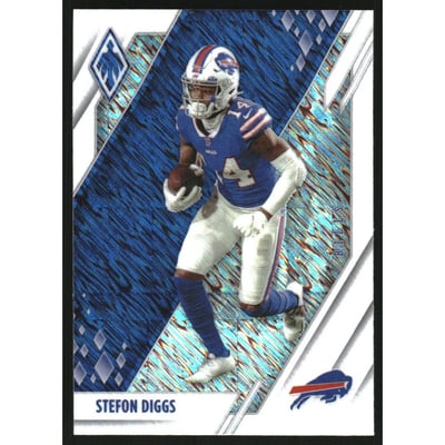2021 Panini Phoenix White Shimmer #12 Stefon Diggs