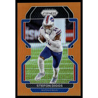 2021 Panini Prizm Prizms Orange #114 Stefon Diggs